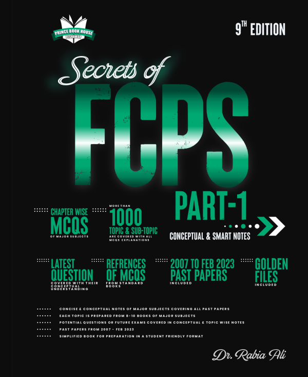 Secrets of FCPS Part 1 by Rabia Ali - 9th Edition